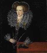 unknow artist Portrait of Agnes Douglas, Countess of Argyll oil painting reproduction